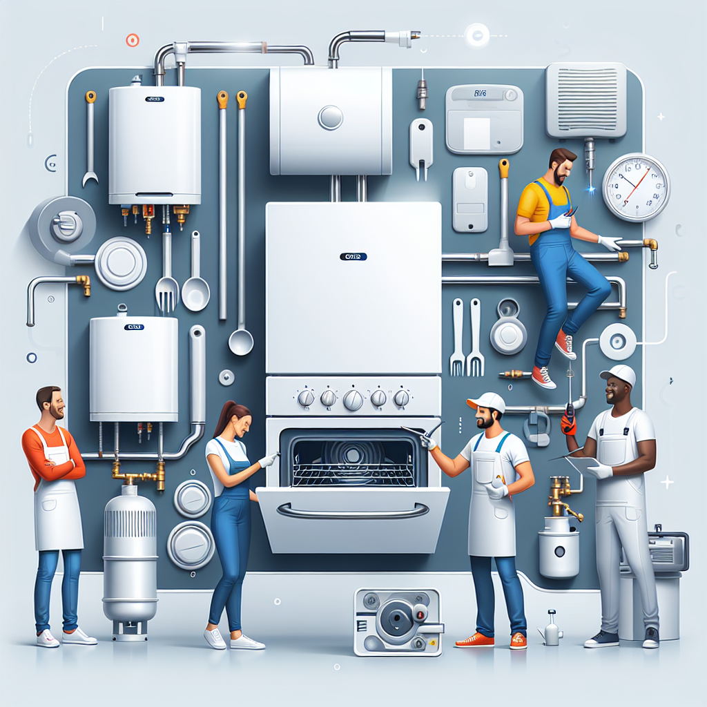 Installation von Gas-Kochkesseln